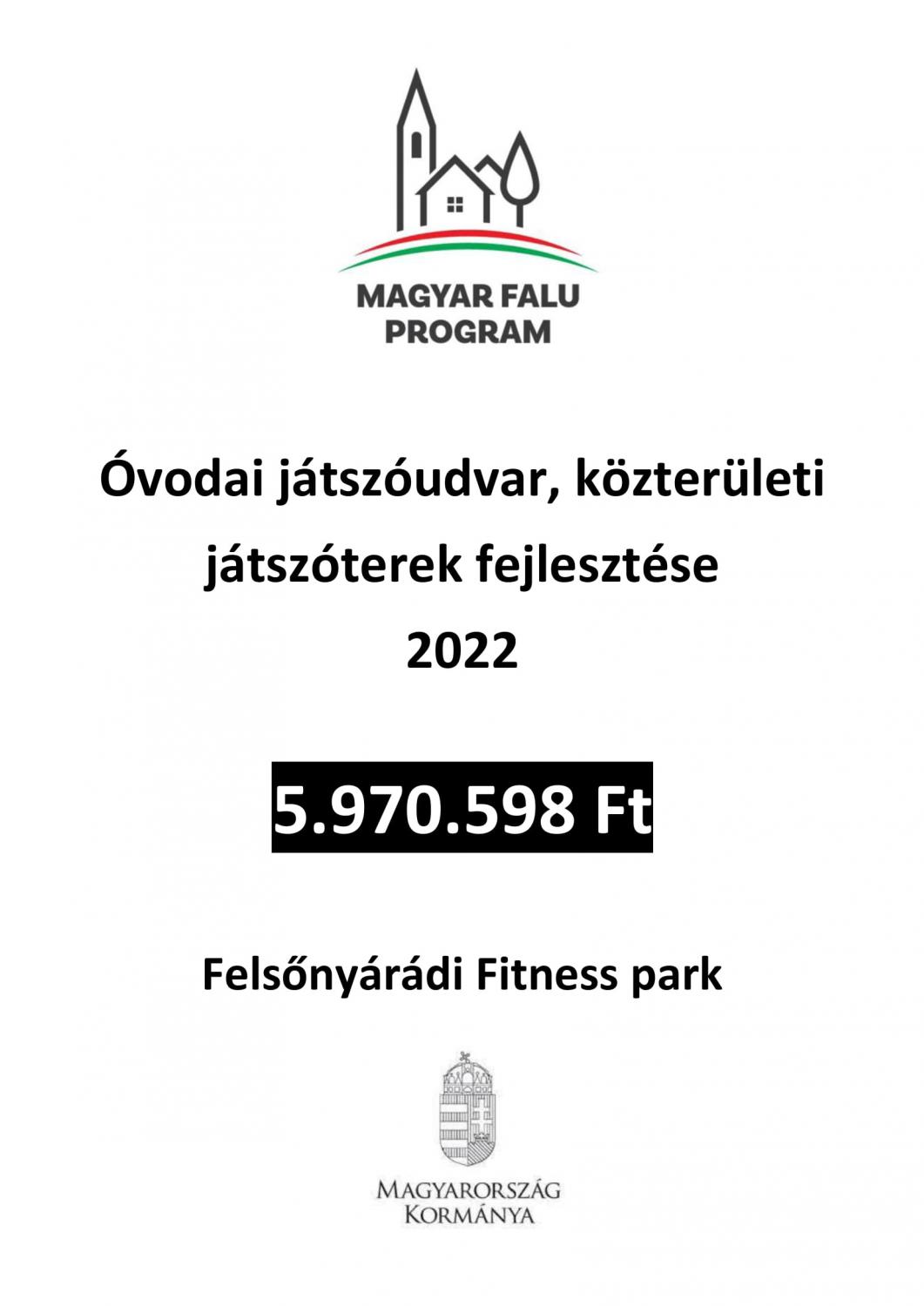 Magyar Falu Program keretében 