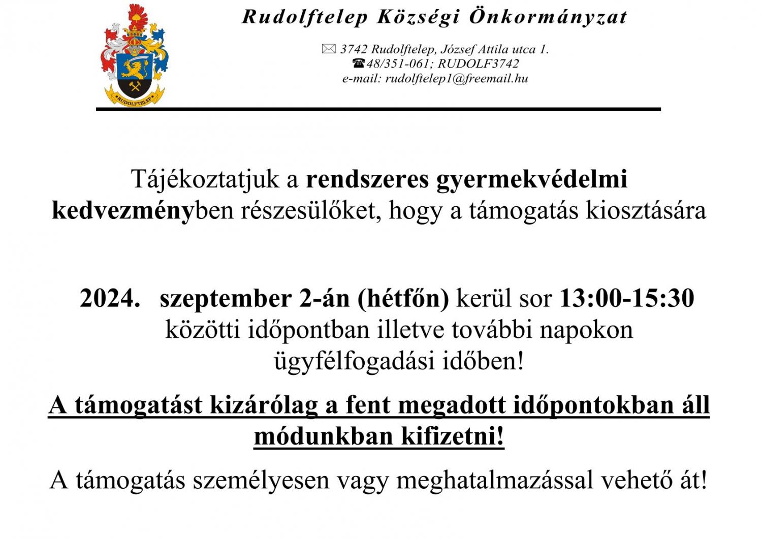 Tisztelt Lakosság!