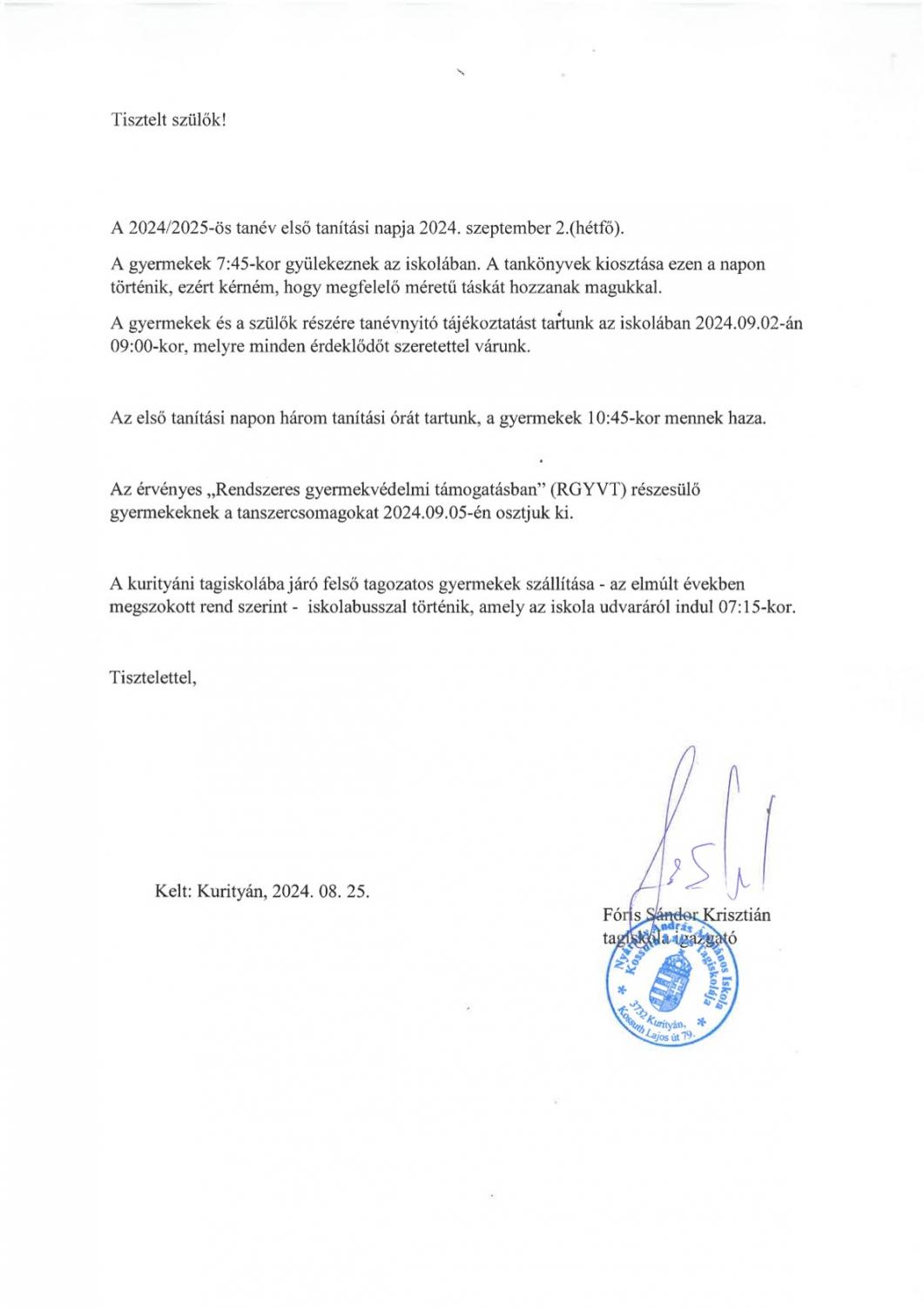 Tisztelt Lakosság!